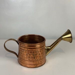 Vintage Copper and Brass Watering Pot